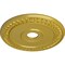 Ekena Millwork Wreath Ceiling Medallion (Fits Canopies up to 6"), 21 1/8"OD x 3 5/8"ID x 7/8"P, Rich Gold CM21WRRGS - alternate 2